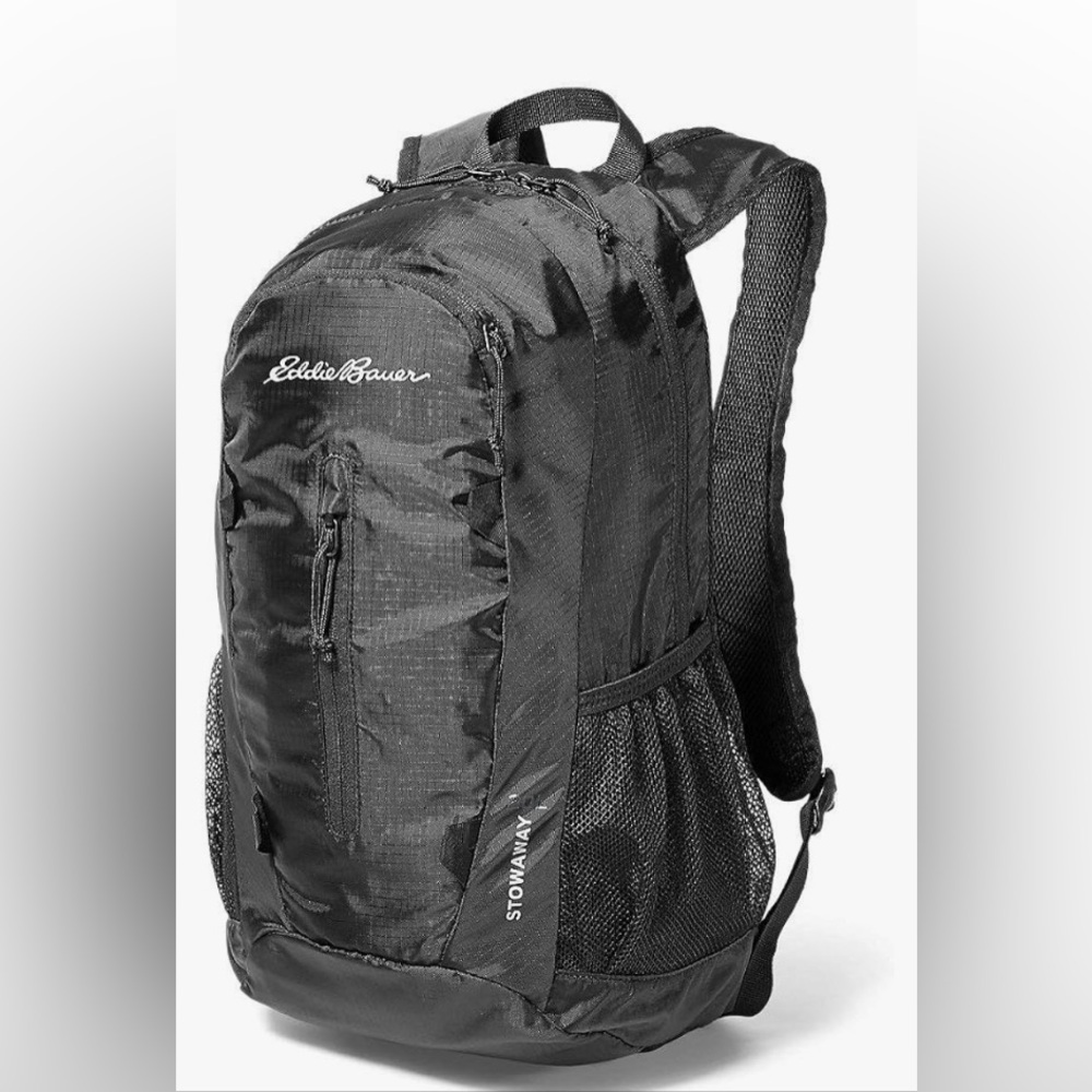 Eddie Bauer Stowaway 20L Packable Backpack Black Onyx